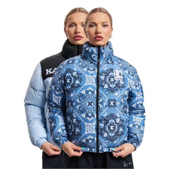 Karl Kani Γυναικείο μπουφάν Retro Paisley Reversible Block Puffer Jacket